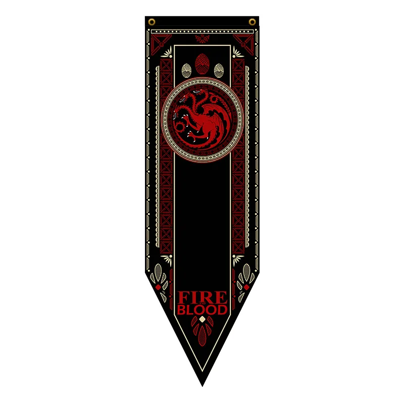 stark flag Families Home Decor Wolf Dragon Banner decorate A Song of Ice and Fire