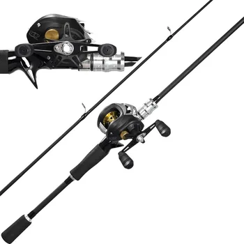 Bait casting Rod and Reel Combo Black Color 1