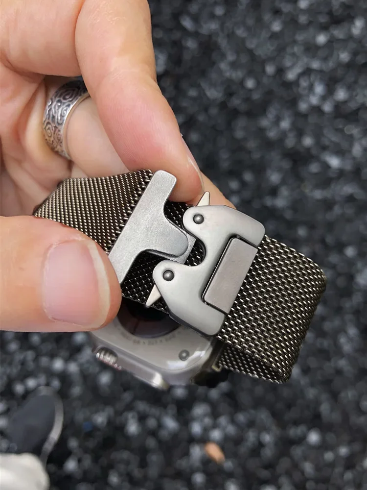 Premium Titanium Milanese Loop Watch Straps – Universal Fit