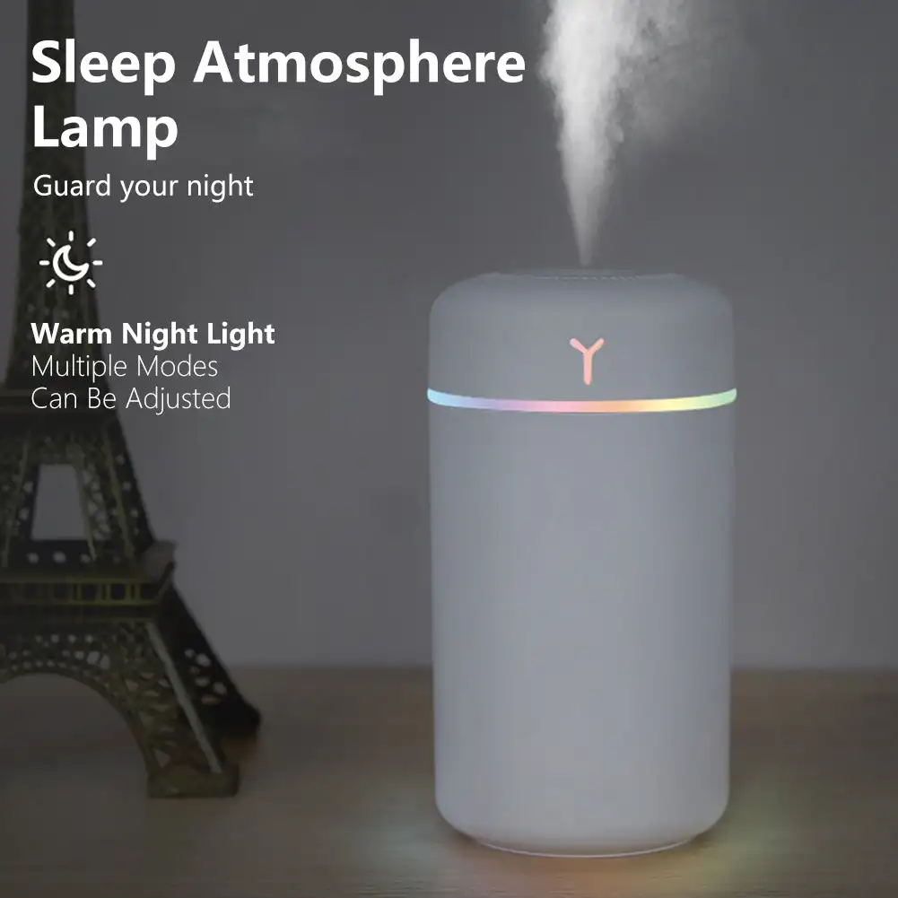 Portable 420ml Air Humidifier Aroma Oil Humidificador for Home Car USB Cool Mist Sprayer with Colorful Soft Night Light Purifier air humidifier