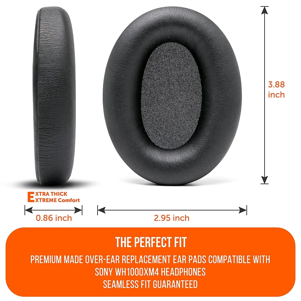 Replacement Earpads Soft Foam Ear Pads Cushion Muffs Repair Parts For Sony WH-1000XM4 WH-1000XM3 WH-1000XM2 MDR-1000X Headphones