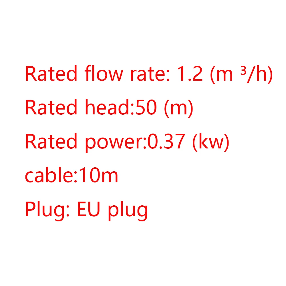 QGDHousehold deep well pump, high head electric pumping pump, stainless steel ve