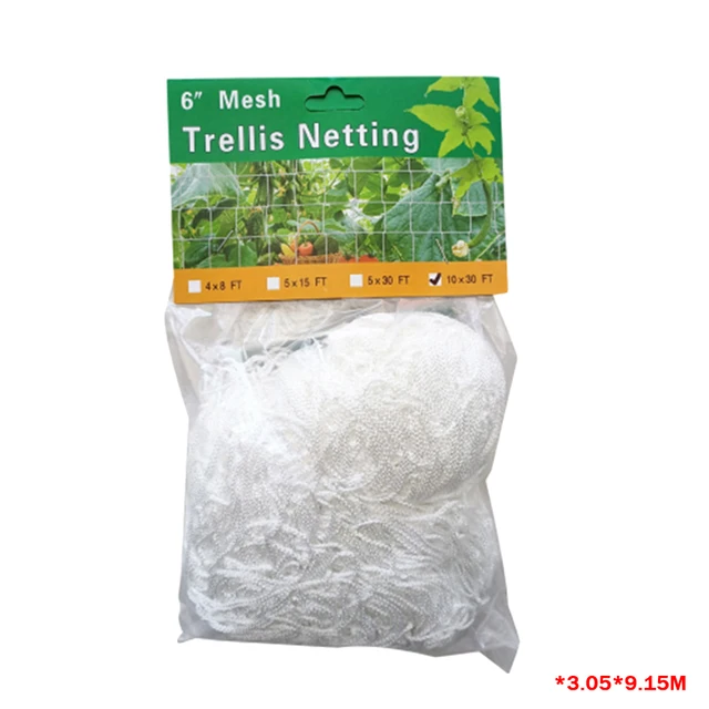 Poliészter Növényi Támogatás Nettó Kopásálló Gyümölcsös Virág Uborka Multifunkcionális Szőlő Leszállás Szövés Termesztési Keret - Image 6