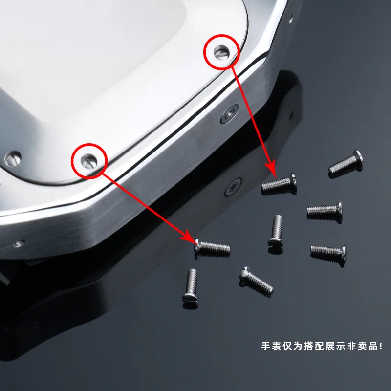 Cartier Santos Watch Case Replacement Screws - Front & Back Cover Repair Parts