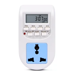 Smart Programmable Weekly Timer Socket with EU Plug (EU Plug)