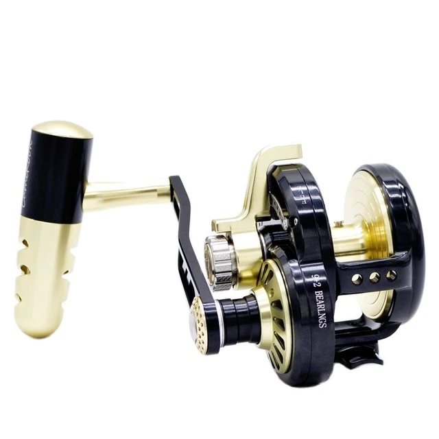 CAMEKOON Conventional Round Baitcasting Reel 6.3:1 Carbon Drag