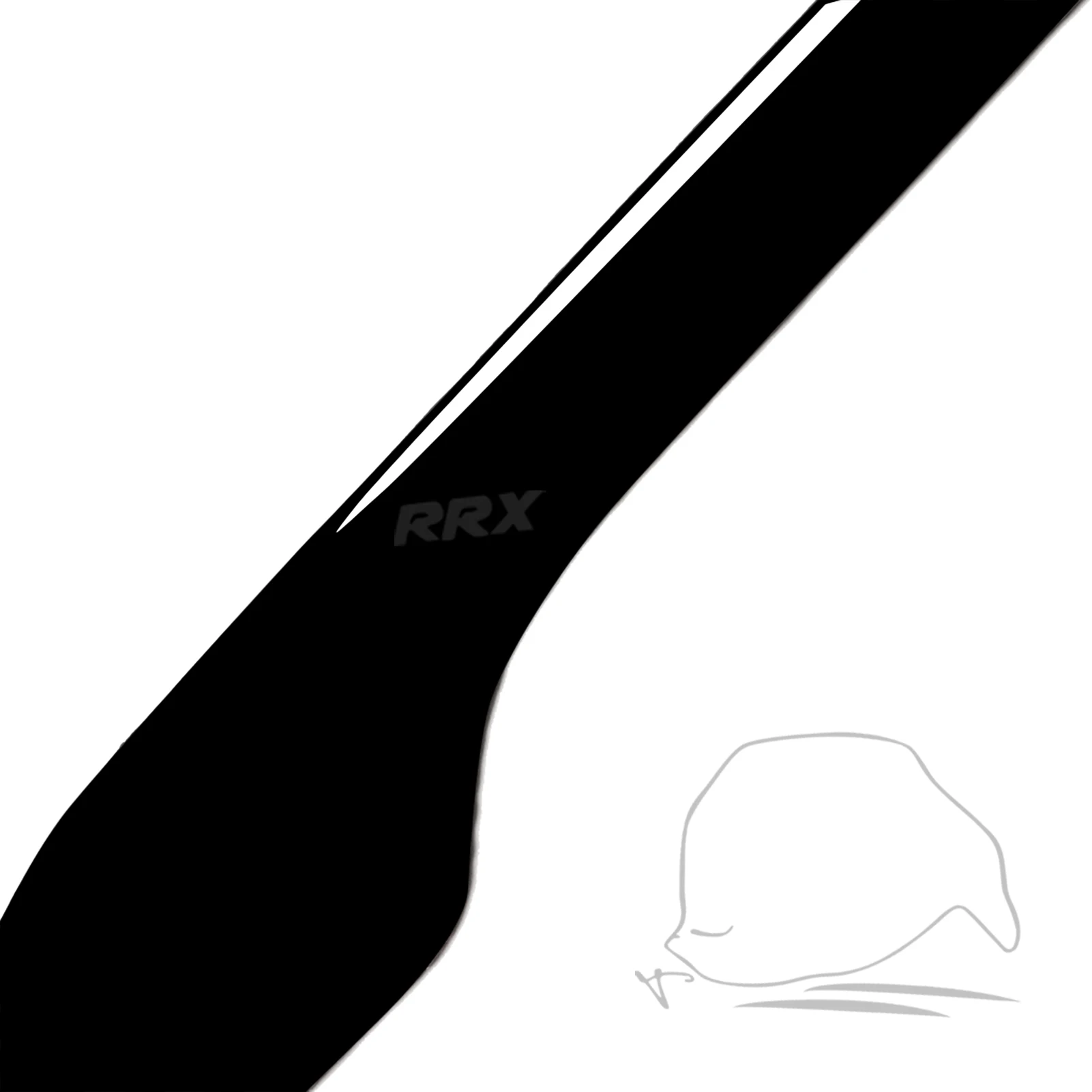 Car Exterior Door Grab Handle Decal Decoration Cover Trim ABS Black For Tesla Model Y -/ Model 3-Accessories