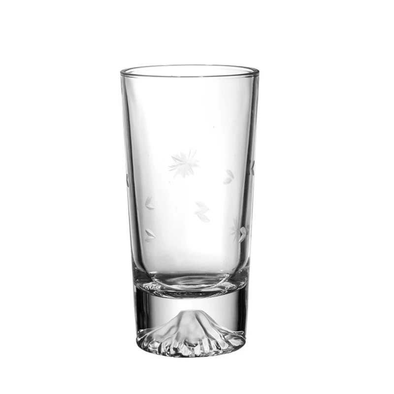 Glass Cup Beer Glass Snowflake Mountain Viewing Cup Household High Beauty Wine Glasses Glassware for Cocktail Scotch Mug
