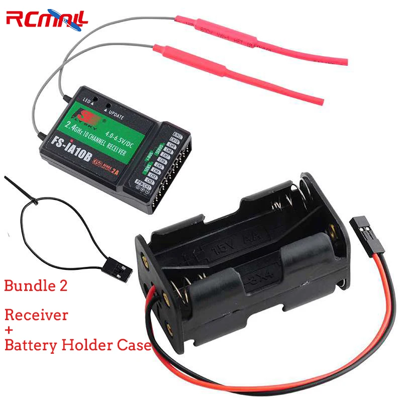 RCmall FS-iA10B Receiver 2.4G 10CH PPM Output Compatible for Flysky FS-i6 FS-i6S FS-i10 Transmitter