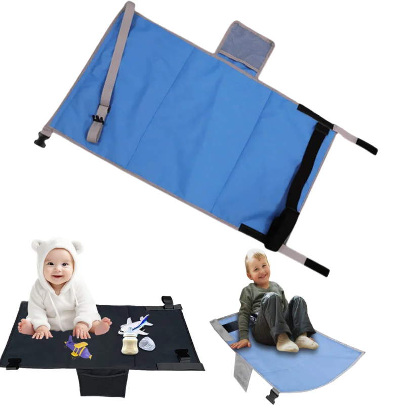 Kids Airplane Foot Pedals Toddler Airplane Travel Bed Portable Kids Travel Seat Extender