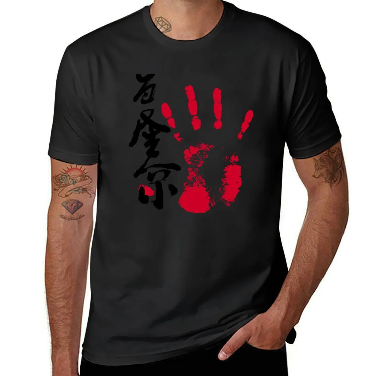 Wakatakakage Sumo Tegata T-Shirt sports fans summer tops mens t shirts casual stylish