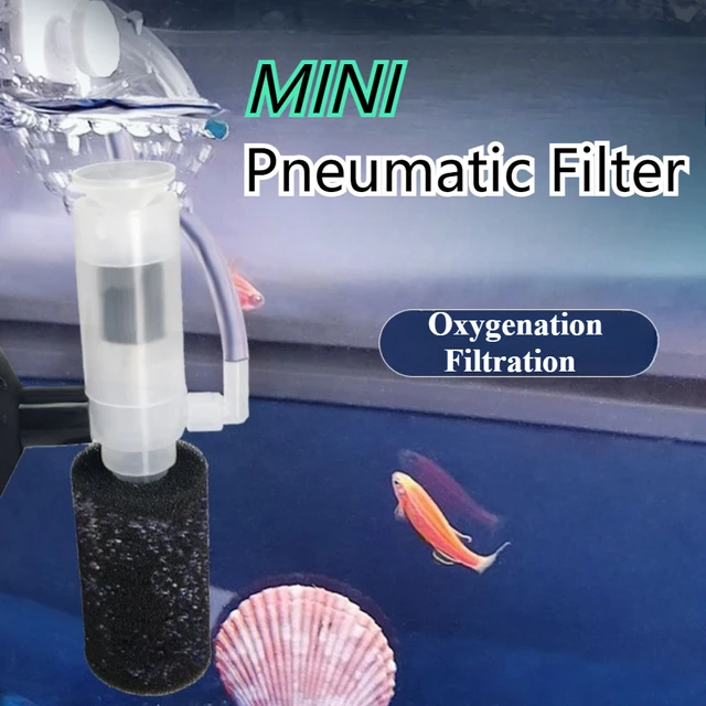 Mini Aquarium Filter Aerator Fish Tank Bio Sponge Filter Media Multi Layers Internal Filter for Small Fish Tank Air Pumps 1