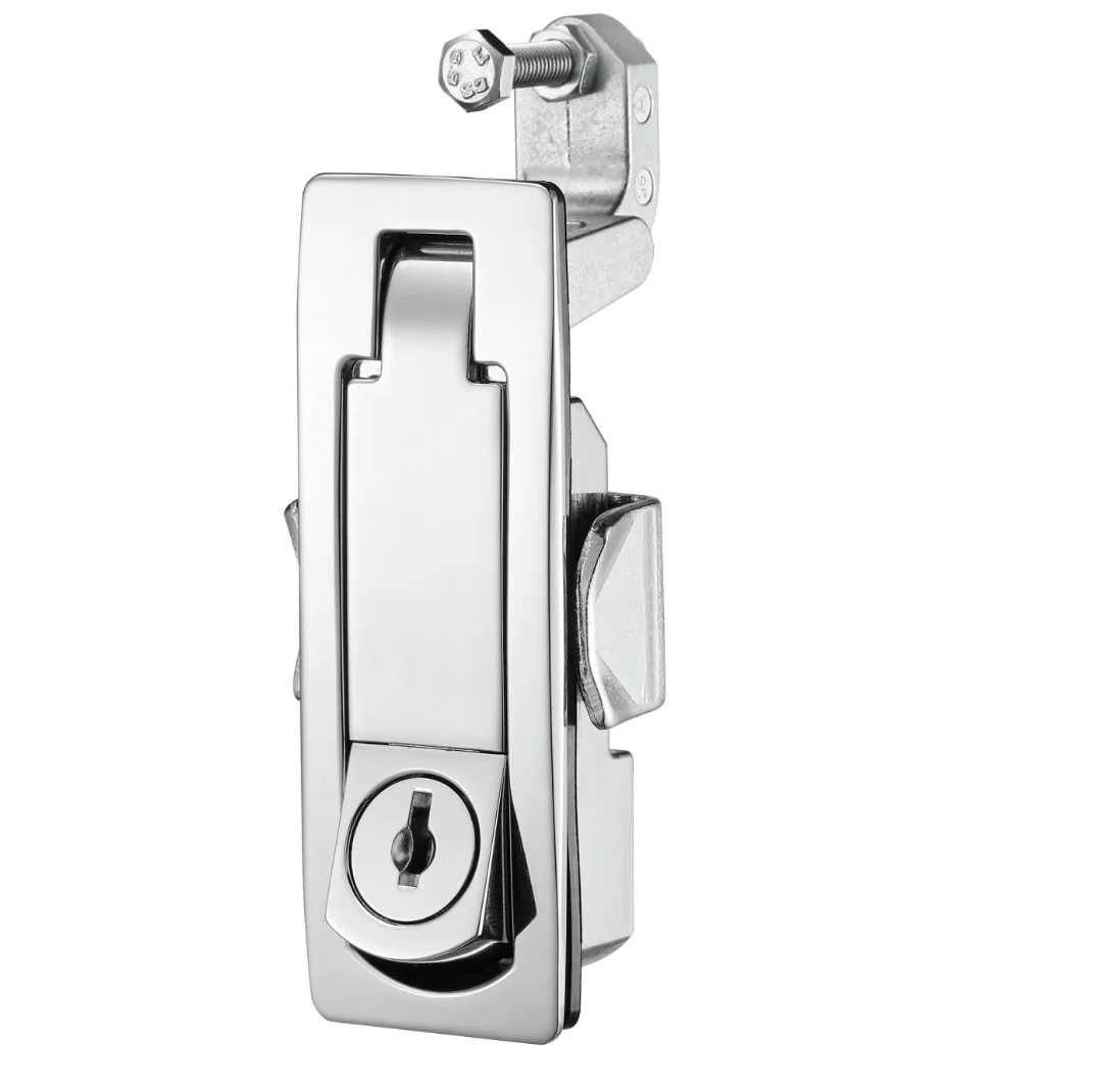 Push Button Lock For Door Box Lever Slam Push Flush Catch Button Flat Lock