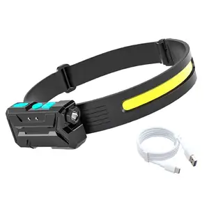 Rechargeable Headlights Rechargeable LED Flashlight Headlamp Dual Intelligent Design Outdoor Lighting Tool For Cycling