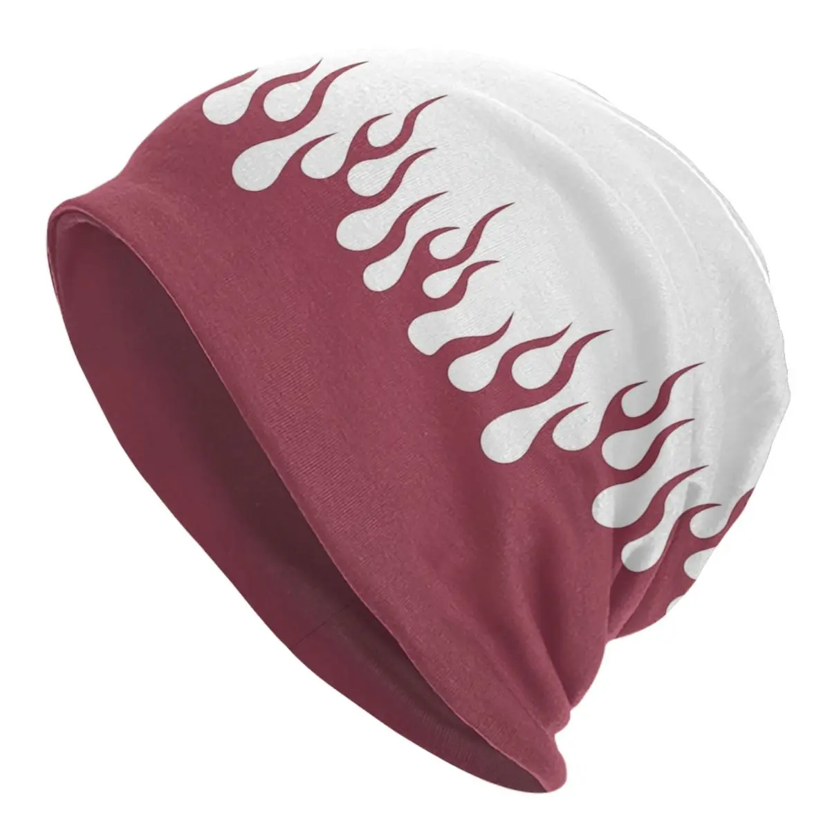 

Лидер продаж, Красная шапка в стиле хип-хоп, шапка, винтажные шапочки в уличном стиле с изображением пламени, облегающие шапки, летняя шапка двойного назначения для мужчин и женщин