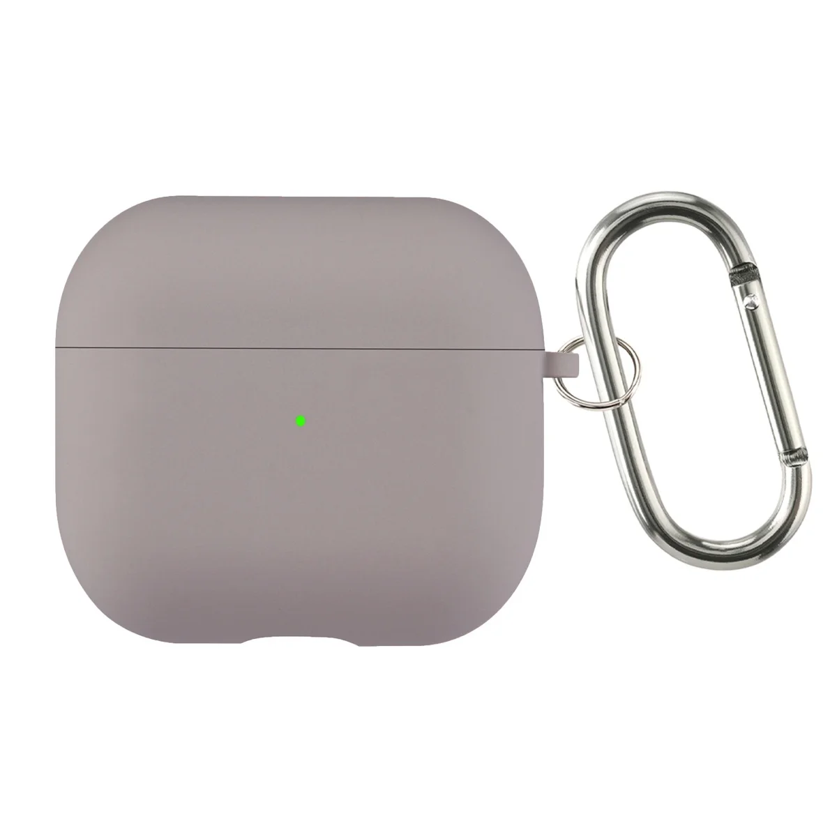 Flocking Silicone Bluetooth Headphone Case with Metal Buckle - Wireless Charging Compatible Cover