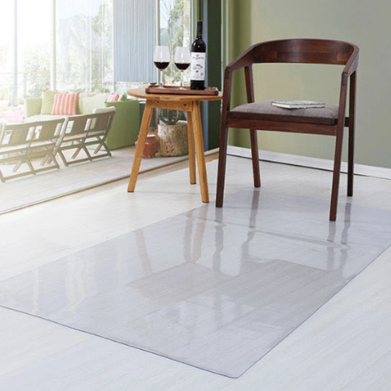 XHTJIAJU Soft Glass Table Cloth soft PVC Texture Tablecloth Waterproof Rectangular Table Cover Pad Kitchen Oil-Proof Table Mat