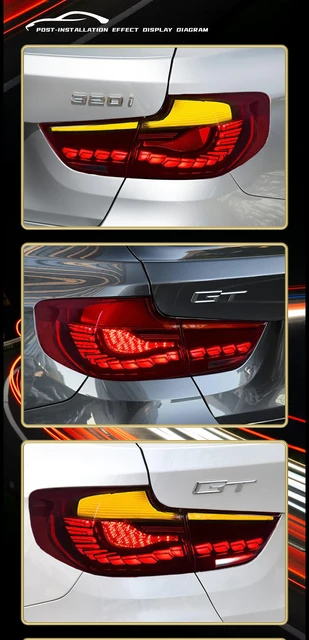 Auto Rücklichter Für BMW 3er GT F34 LED Auto Rücklicht Montage Upgrade M4  Dragon Scales Design Signallampe Zubehör Von 569,96 €