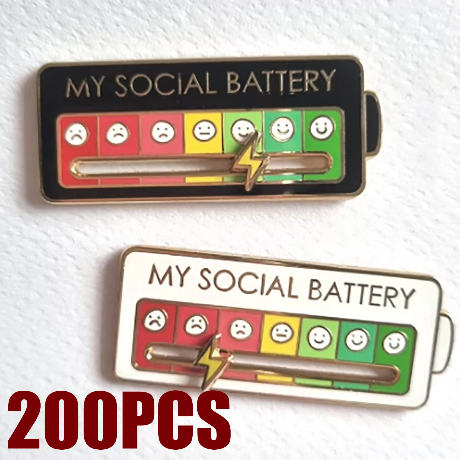 Funny Enamel Pin My Social Battery Lapel Pin Move To The Mood As You Jewelry Artistic Brooch Metal Badge Valentines day gift