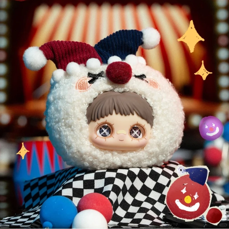 새로운 Maymei Crazy Circus 시리즈 비닐 플러시 블라인드 박스 패션 성격 귀여운 인형 배낭 펜던트 장식 미스터리 선물 상자