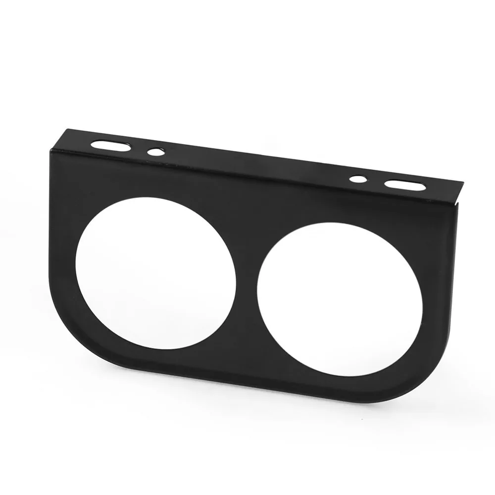 52mm Dual Gauge Under Dashboard Mounting Bracket Pod Universal Black Silver car meters holder