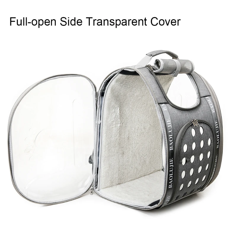 Pet Shoulder Bag Cat Carrier Outdoor Travel Breathable Handbag Puppy & Kitten Transparent Portable Shoulder Strap Bag pet carrier bag pet carrier backpack pet bag