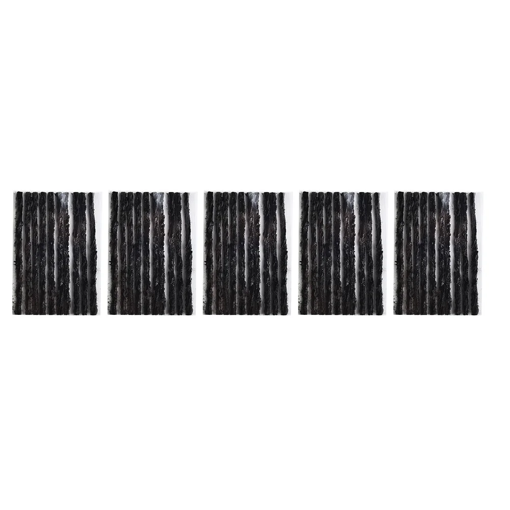 

Black Car Tyre Seal Strip Recovery Repair Replacement Rubber 0.1inch 3.5mm 50Pcs For Bike Kit Motorcycle Useful