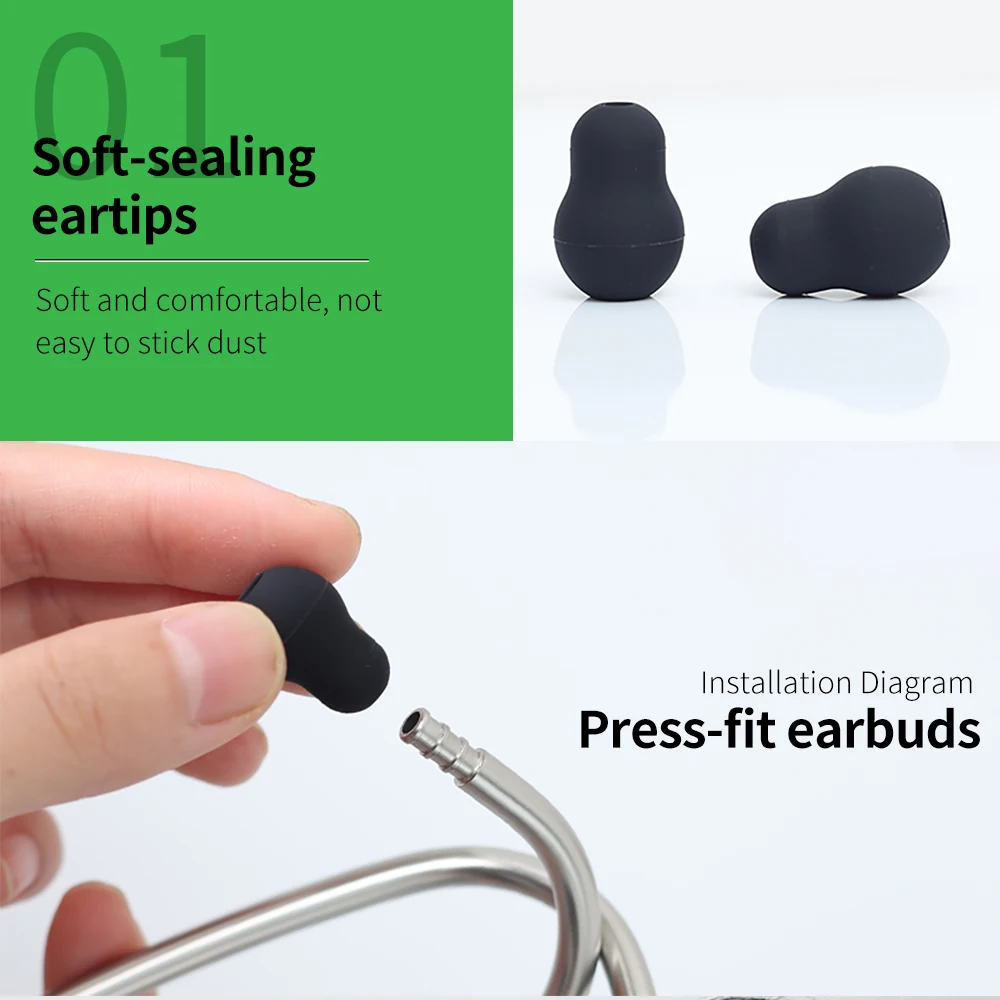For 3M Littmann Stethoscope Replacement Kits Adult Pediatric Replacement Diaphragm Ear Accessories for Doctor Nurse Health Care medical stethoscope