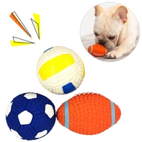 Dog Toy For Small Medium Large Dogs Cats Squeaky Ball Teeth Cleaning Interactive Chew Toys French Bulldog Labrador Pet Supplies 1