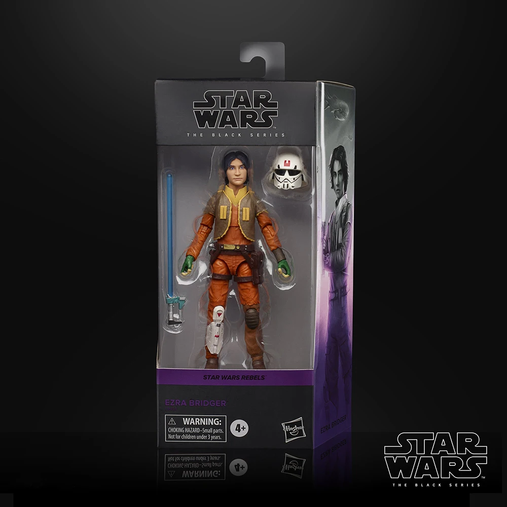 

Original New Hasbro Star Wars The Black Series Ezra Bridger 6-Inch-Scale Anime Action Figures Collectible Model Toys E9454