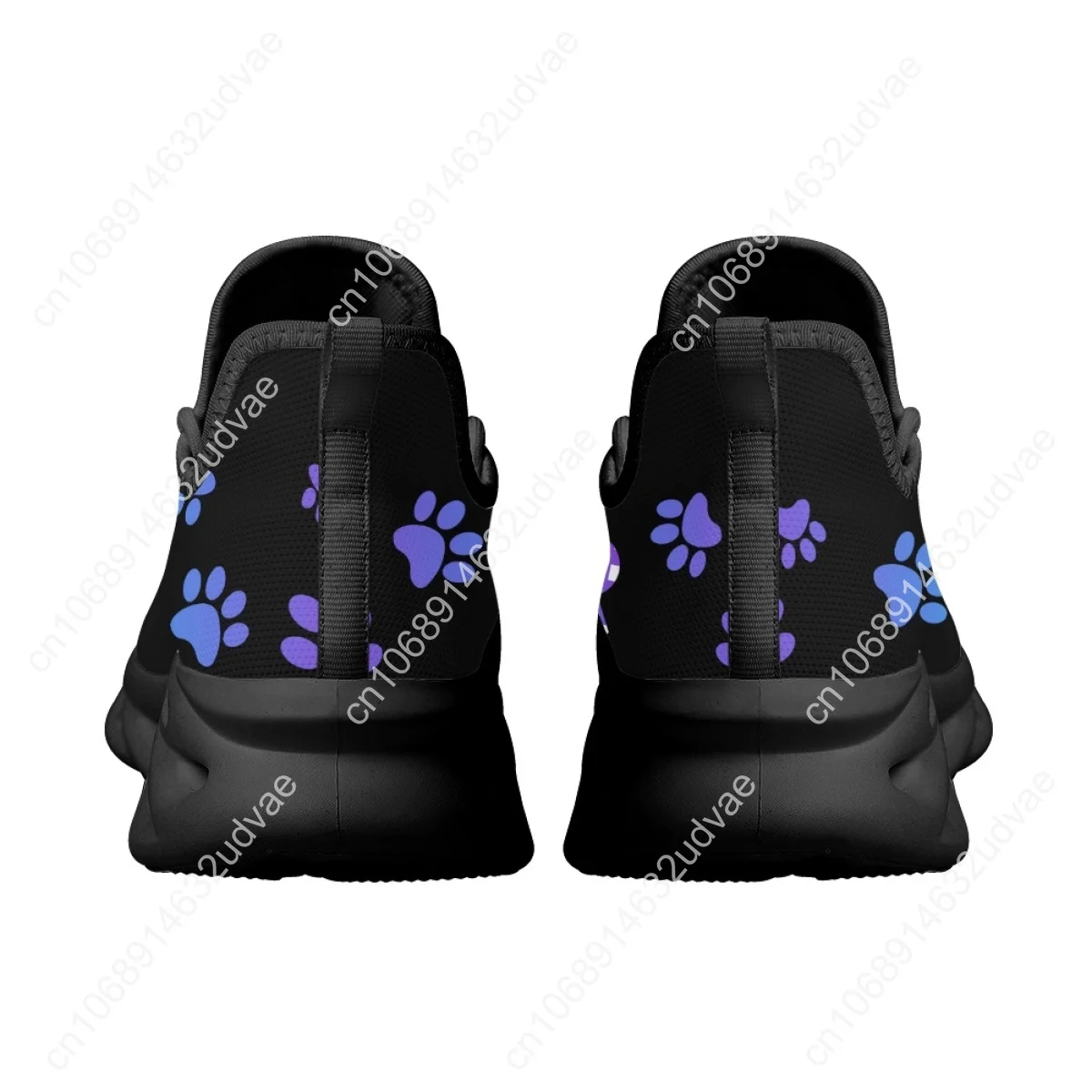 Dog Groomer Design Women Breathable Mesh Sneakers High Quality Black Fashion Gym Casual Platform Sneakers Zapatos