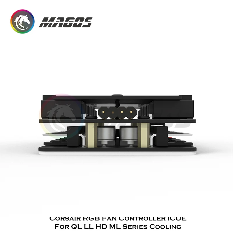 Corsair RGB Fan Controller ICUE Hub For QL LL HD ML Series Cooling Fan ARGB+PWM 2 In 1 5V Led Logo MB AURA SYNC