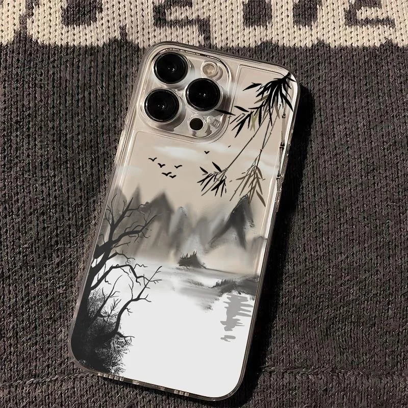 Elegant Chinese Poetry Phone Case - Artistic Design