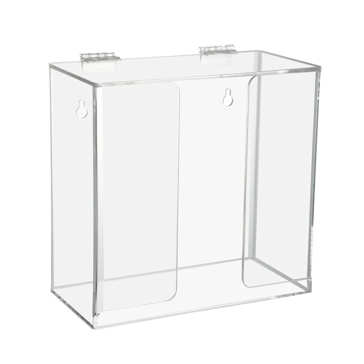 

Face Mask Dispenser Box Acrylic Glove Holder Station with Lid for Disposable Emesis Bag, Shoe Cover and Hairnet