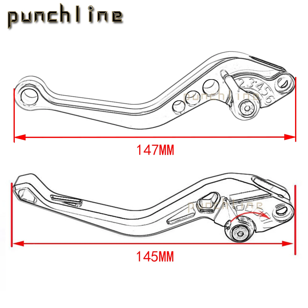 Fit For MT-125 2014-2020 MT 125 MT125 2015 2016 2013 Motorcycle CNC Accessories Short Brake Clutch Levers Adjustable Handle Set 6