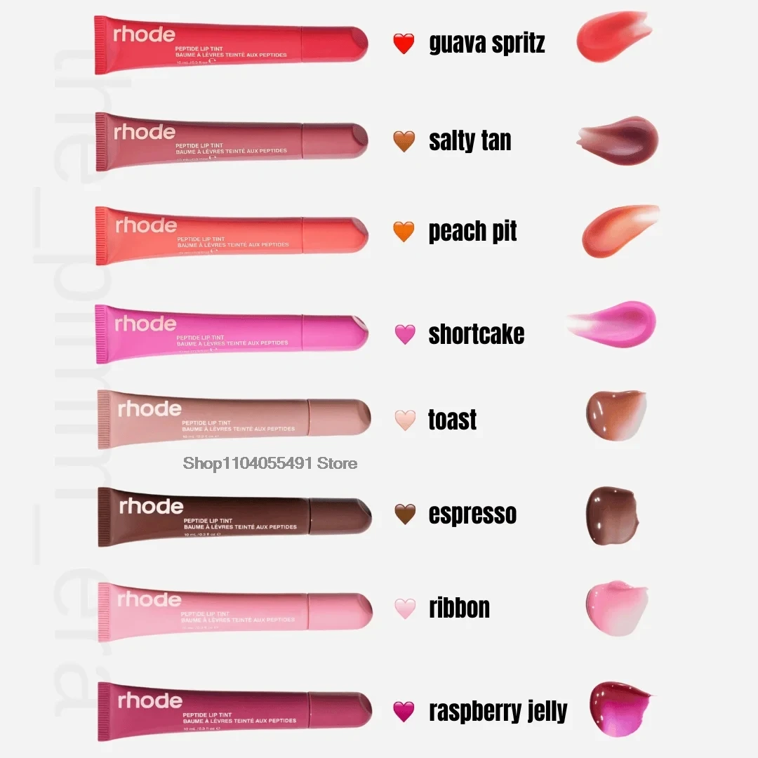 Rhode Makeup Cheek Blush Cream Blusher Stick Lip Gloss Phone Case iPhone Toast GUAVA SPRITZ PEACH Pit Ribbon Lipstick