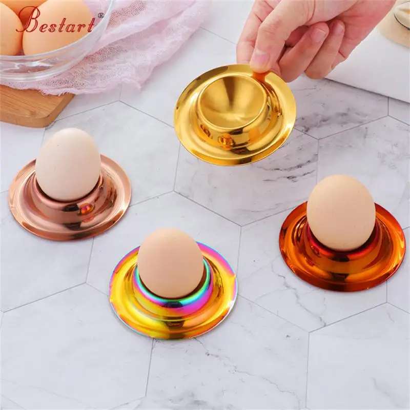 Stainless Steel Soft Boiled Egg Cups Egg Holder Tabletop Cup Kitchen Tools Sets Breakfast Steam Rack Mold For Eggs Poach