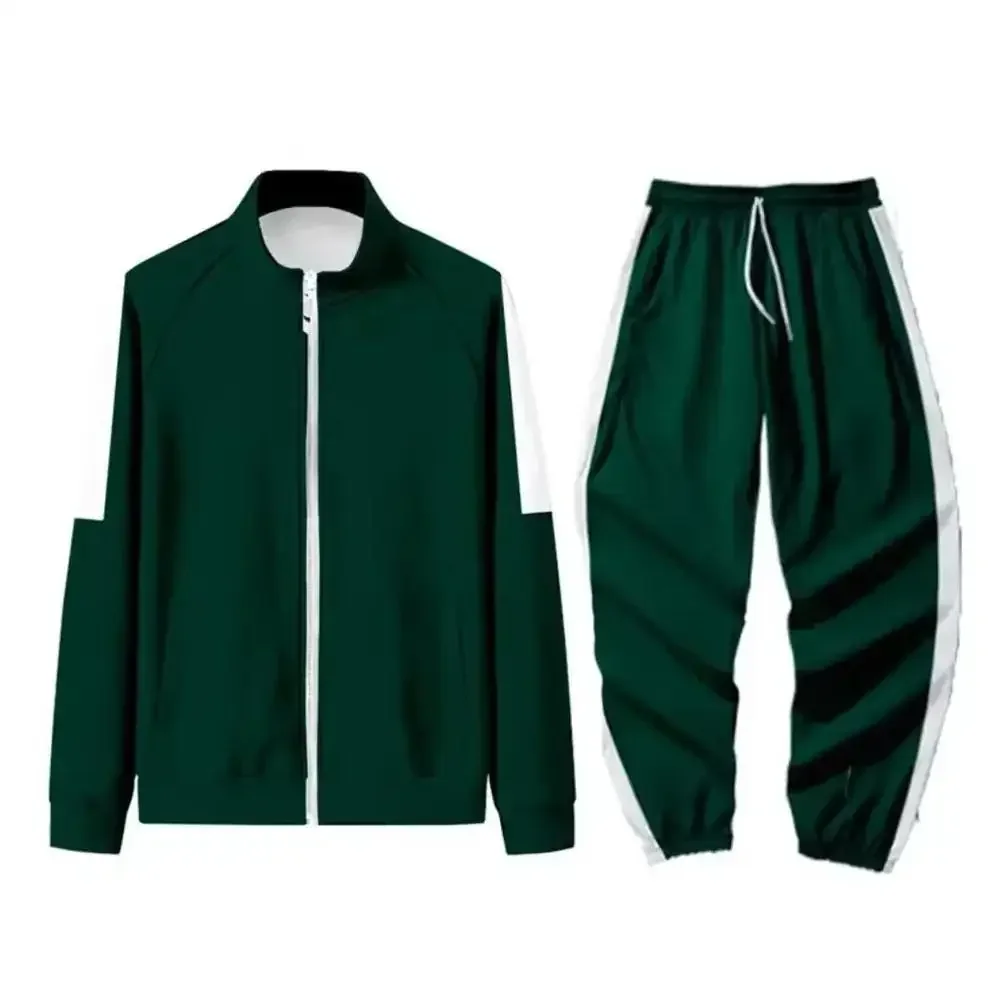 Costume Cosplay Calamari Games Seong Gi-hun, Abbigliamento da Film Coreano 456 001, Tuta per Adulti, Vestiti per Travestimento, Felpa per Uomo e Donna - immagine 5