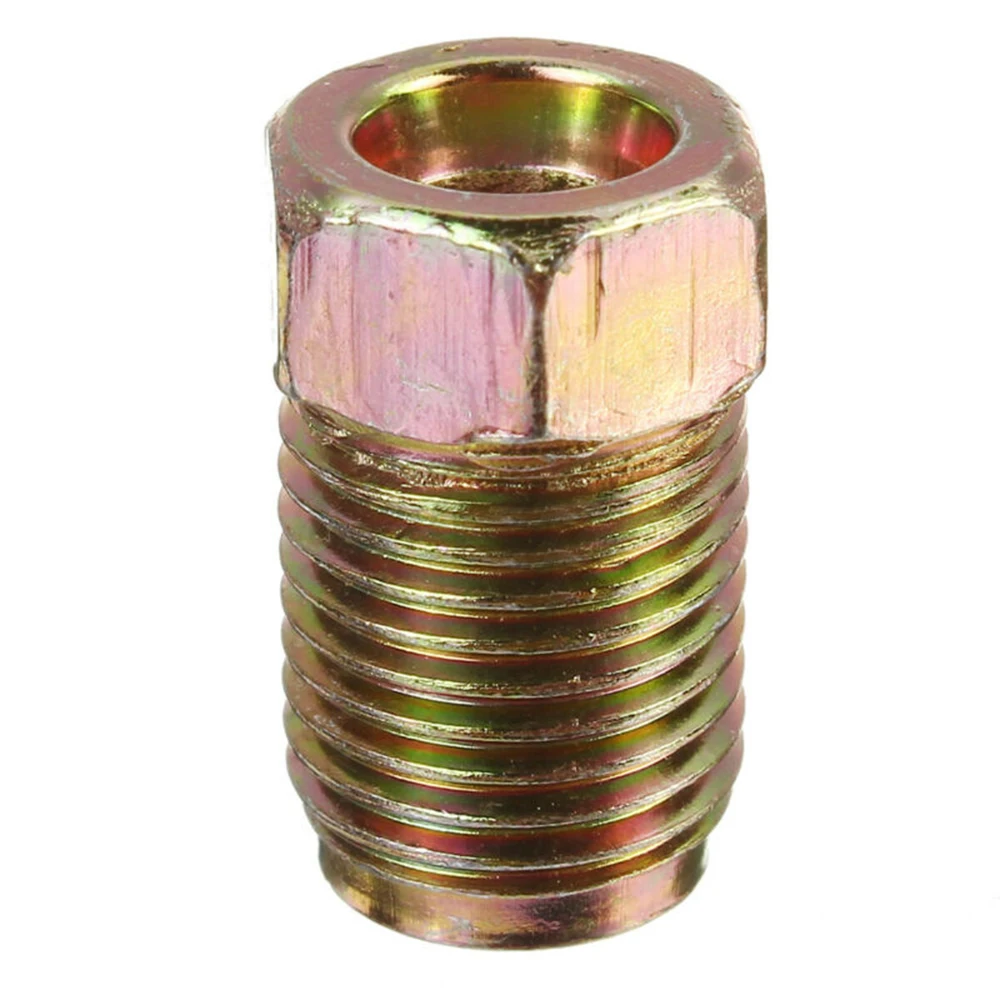 Brake Connecting Insert Brake Line Lock Kit Brake Pipe Hose Brake Line Connector 20pcs Brake Line Unions Threads Fittings Assortment For 3/16 Inch Tube Pack 3/16 Inch Male Braking Tubes