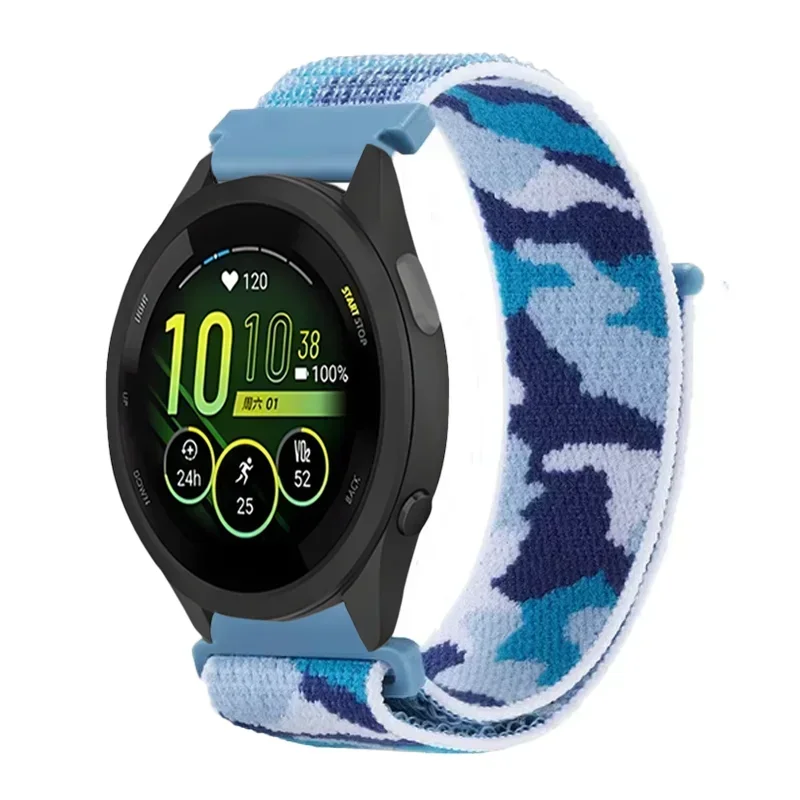 Nylon Braided Loop Sport Bracelet Wristband - 20/22mm Strap