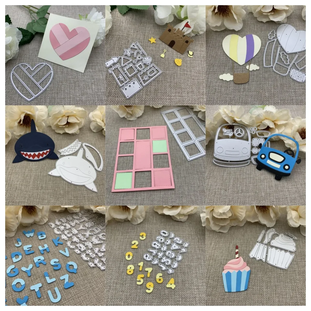 Verschiedene neue Serie kommen Metall-Stanzformen für DIY Scrapbooking dekorative Prägung Handwerk Stanzschablone Form