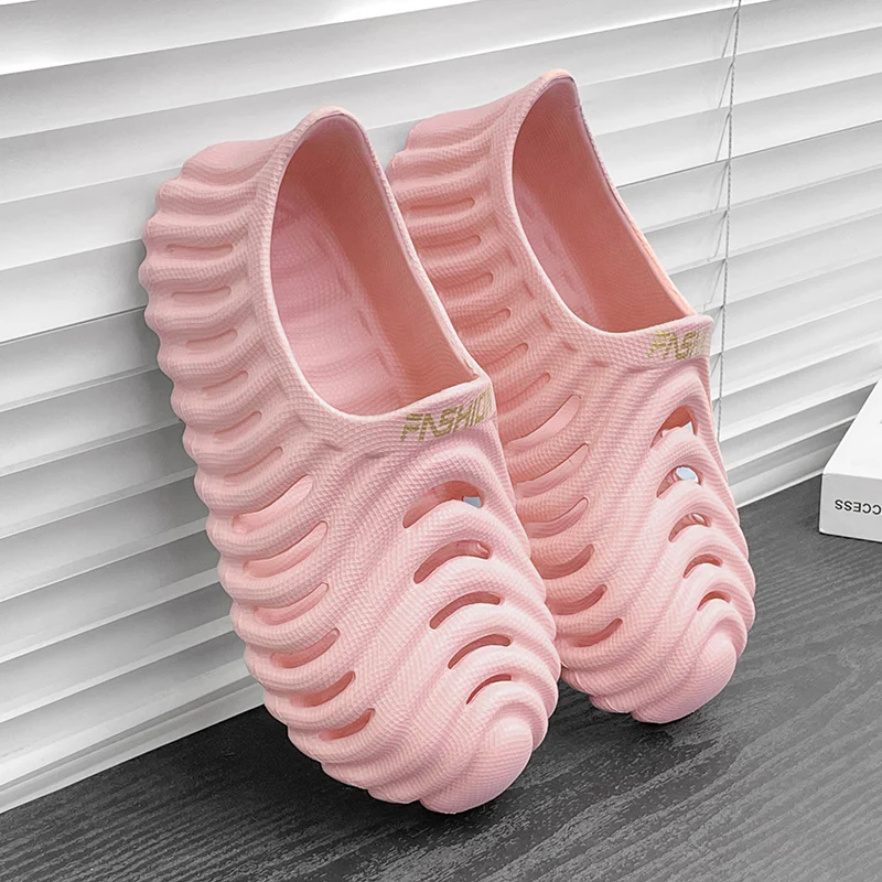 صنادل رجالية عصرية من مادة إي في إيه، أحذية شاطئ مريحة وخفيفة الوزن للرجال، أحذية مائية غير قابلة للانزلاق، أحذية رياضية كاجوال للمشي قابلة للتنفس