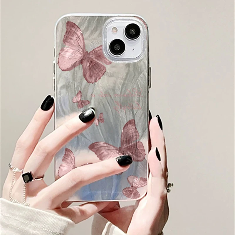 Butterfly Laser IMD Phone Case Cover