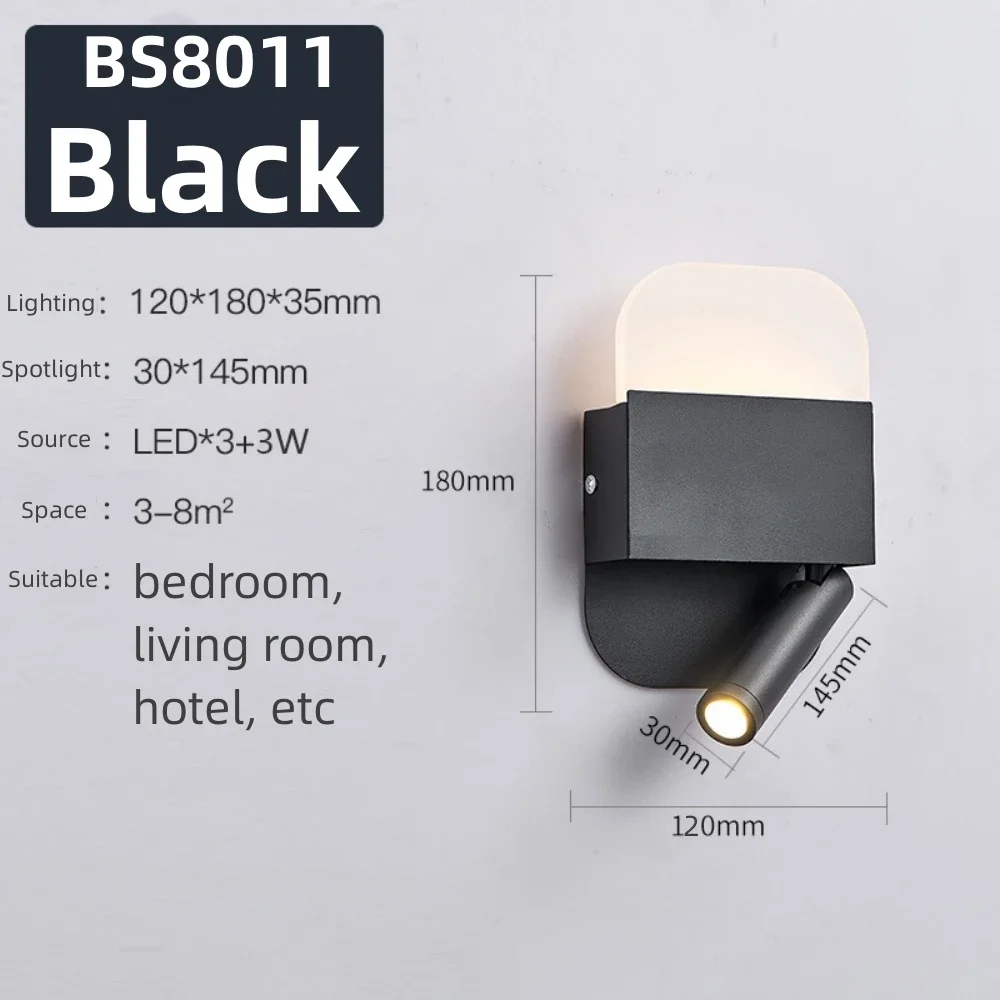 ตัวเลือกสินค้า โคมไฟติดผนังปรับมุมได้ LED ทันสมัย