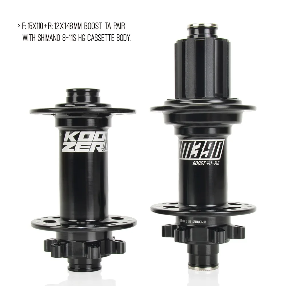 KOOZER XM390 BOOST 28H/32H Mountain Bike Bicycle Disc Brake Hub TPI