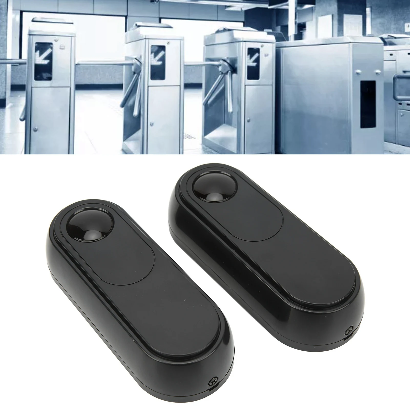 Door Window Security Sensor Wireless Infrared Gate Beam Sensor Anti Theft Alarm IP55 Waterproof for Station Automatic Door