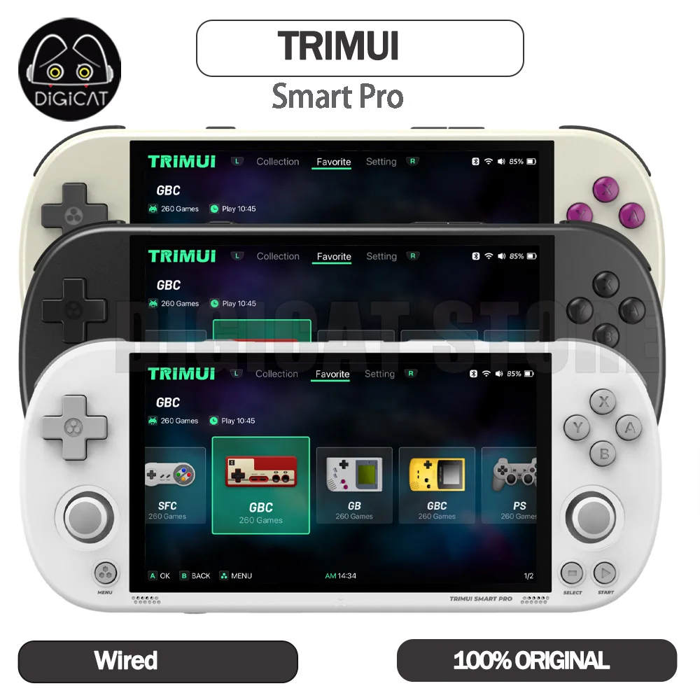Trimui Smart Pro Vintage Spiele konsole Handheld RGB Arcade HD 4 