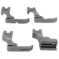 Pied-de-biche à fermeture éclair pour Singer Brother Juki, accessoires de Machine à coudre industrielle à point noué, 4 pièces/ensemble # P363+S518N+P36N+P36LN 2