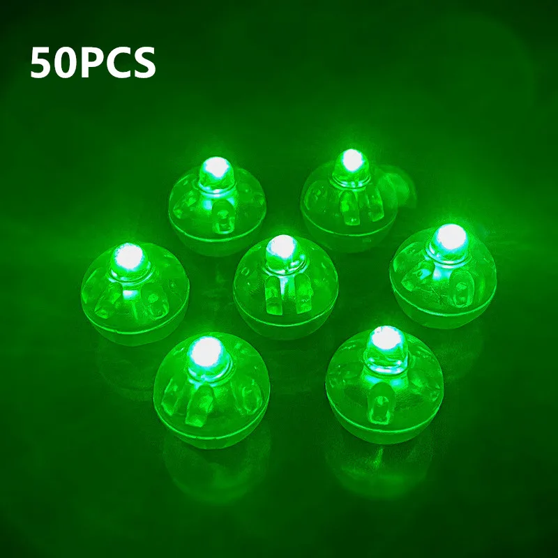 Lot de 50/100 pièces de ballons lumineux ronds à LED, mini lampes flash  blanches, pour lanterne, fête de noël, décoration de la maison - AliExpress