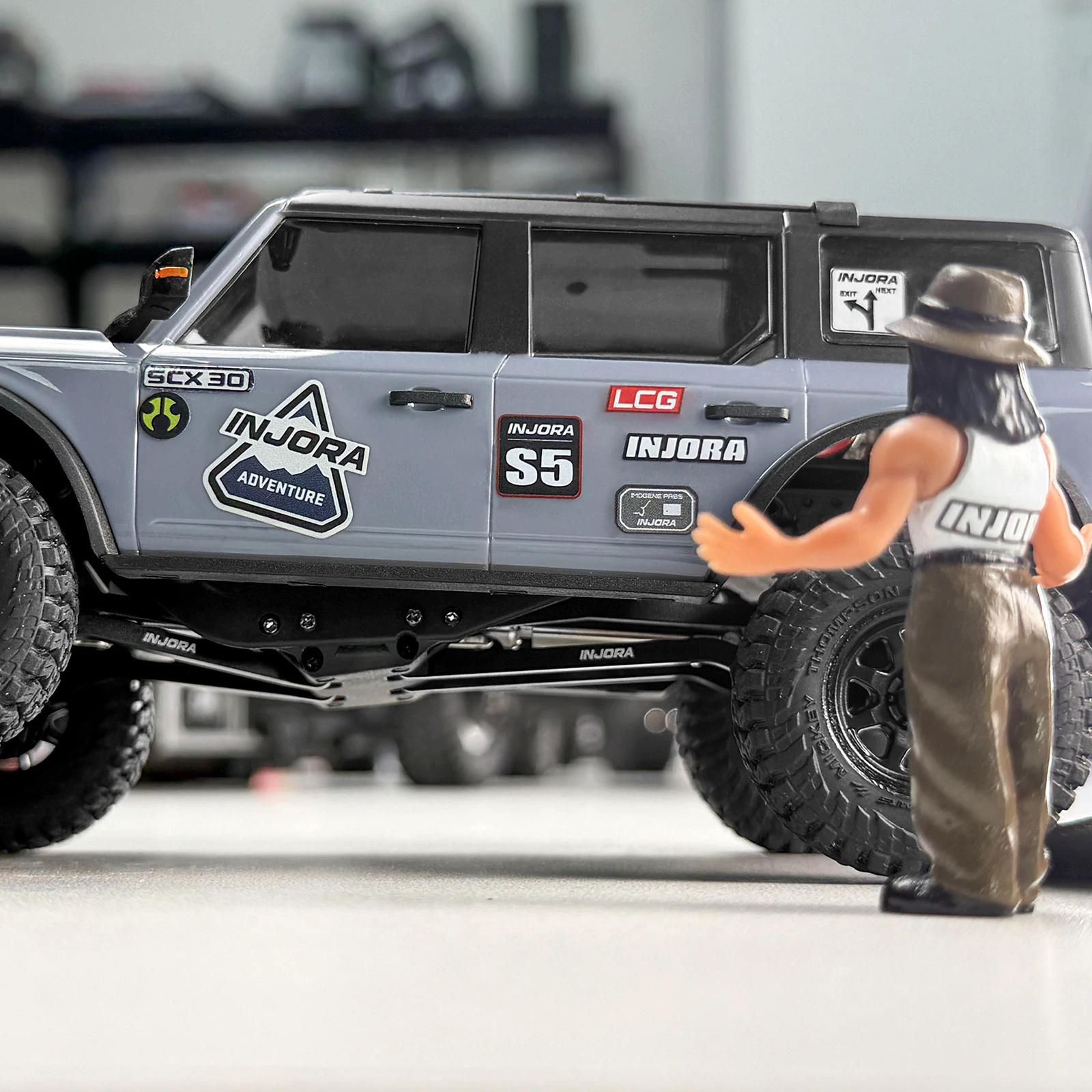 1/30 Axial SCX30용 INJORA 알루미늄 하이 클리어런스 섀시 링크